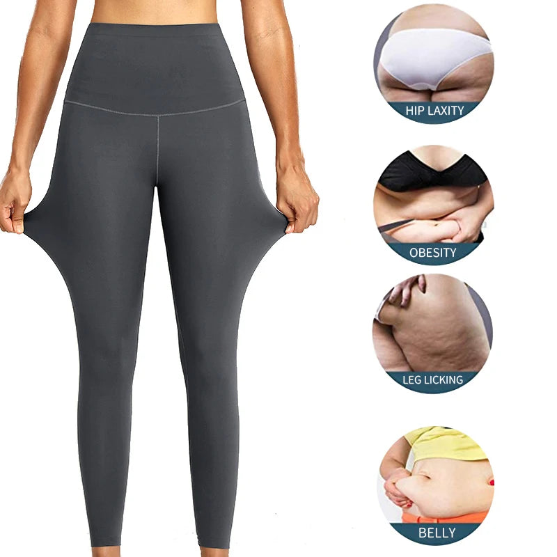 Shapewear anti Cellulite Compression Leggings Leg Slimming Body Shaper High Waist Tummy Control Panties Thigh Sculpting Slimmer