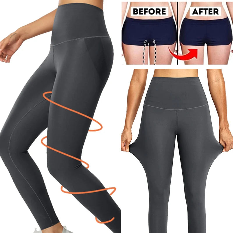 Shapewear anti Cellulite Compression Leggings Leg Slimming Body Shaper High Waist Tummy Control Panties Thigh Sculpting Slimmer