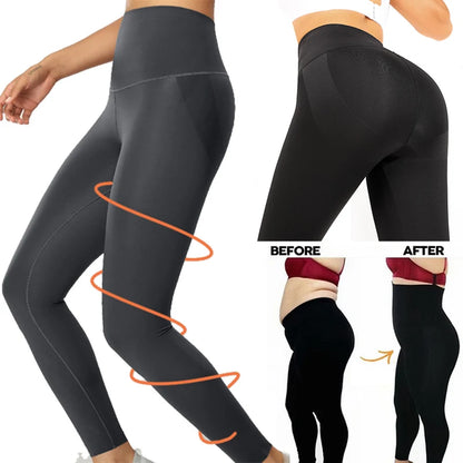 Shapewear anti Cellulite Compression Leggings Leg Slimming Body Shaper High Waist Tummy Control Panties Thigh Sculpting Slimmer